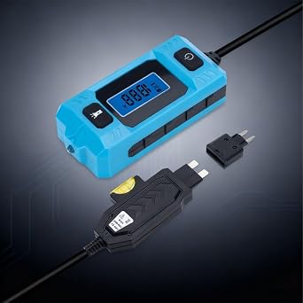Automotive Circuit Fault Probe Tester, Portable Cnbj 611 Tester, 20A 48V High-Precision Current Tester, 2-in-1 Power Short Finder, Car Relay Fuse Blade Checker with LED Display and Light (1PC)