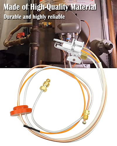 Sp20075 Pilot And Igniter Assembly Replacement Kit, Natural Gas Water Heater Assembly Fit For Rheem Ge Smartwater Heater, Water Heater Parts Replace Gg50T06Avh00 As39845 22V40Pf1 #TOP3