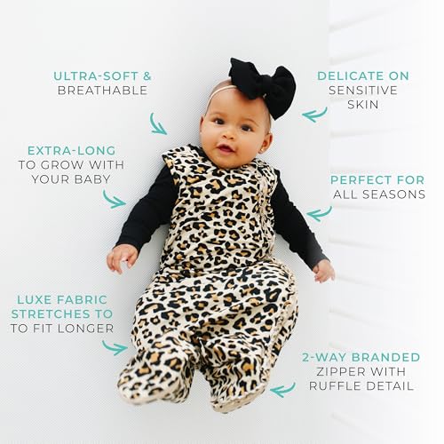 Image of Posh Peanut Baby Sleep Sacks - Sleeveless Swaddle Sacks & Sleeping Bags - Extra Long 2 Way Zipper - 1 TOG