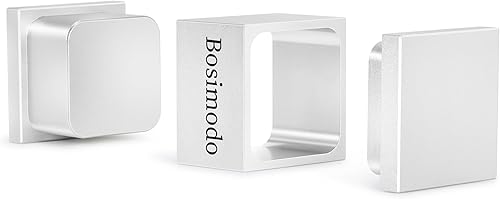 Miniatura 6 de 1.5X1.5 Molde de preprensa sólido 6061 Molde de preprensa de aluminio para prensado de flores (blanco plateado 1.5 x 1.5)