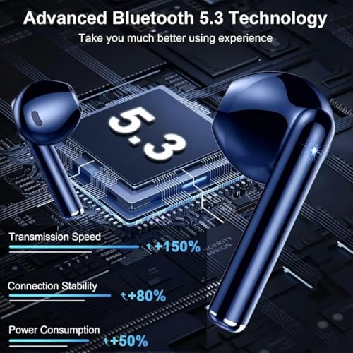 Cascos inalámbricos Bluetooth con 40H de batería e impermeabilidad IP7 4