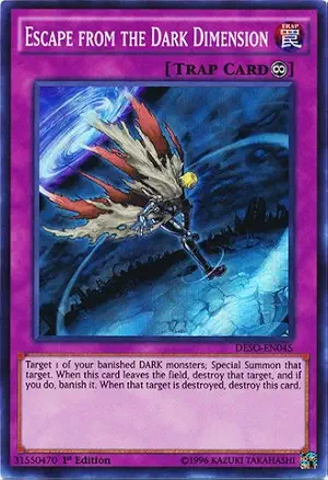 YU-GI-OH! - Escape from The Dark Dimension (DESO-EN045) - Destiny Soldiers - 1st Edition - Super Rare