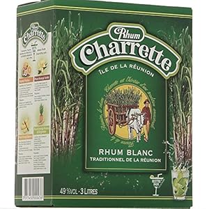 Rhum Charrette blanc 49° e Cubi BIB Bag-In-Box 3 litres !