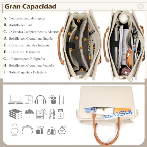 Mejores precios y opiniones de Maletín portátil polipiel disponible en línea. 25 Imagen adicional