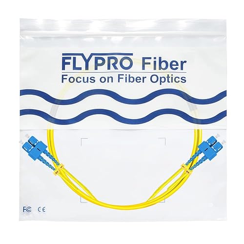 Vista 25 de Cable de conexión de fibra SC a SC OM4 de 1M Opciones de longitud: 3.3 ft-164.0 ft, 40GB/100GB Cables de fibra óptica multimodo dúplex 50/125um