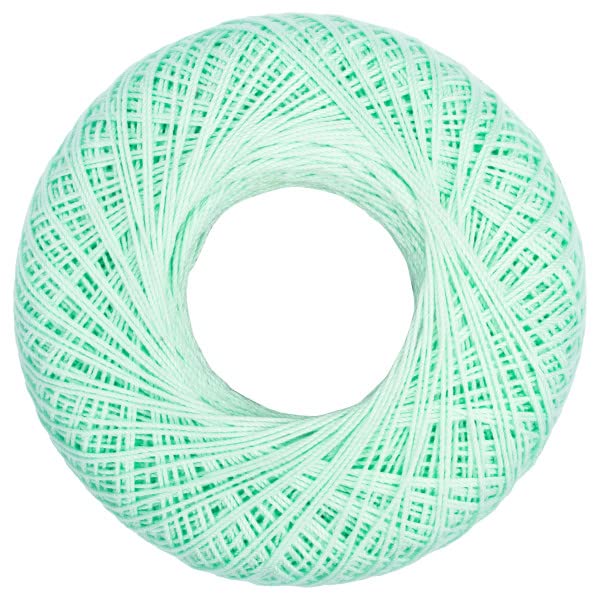 Image of Aunt Lydia's Classic 10 Cotton Crochet Thread, Mint Green, 3-Pack