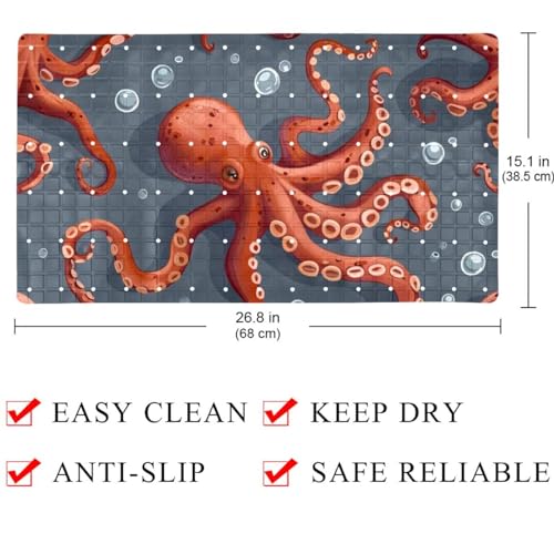 Tapis de bain antidérapant pour sécuriser la douche de la famille - 5
