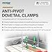 MICROJIG Matchfit Anti-Pivot Dovetail Clamps, Compatible with 1/2