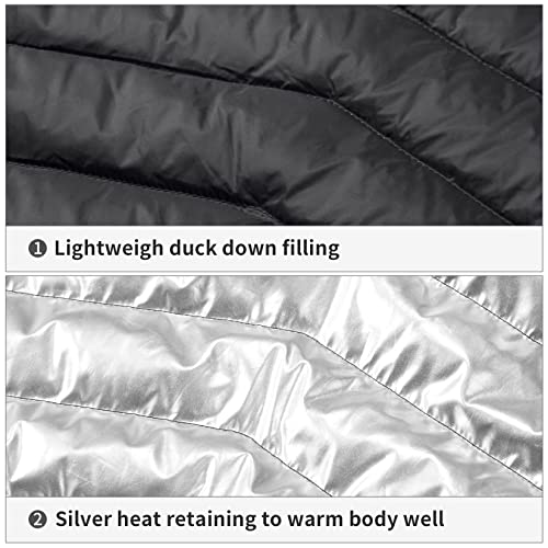 CAMEL CROWN Men's Packable Down Jacket Hooded Lightweight Puffer Insulated Coat for Travel Outdoor Hiking4