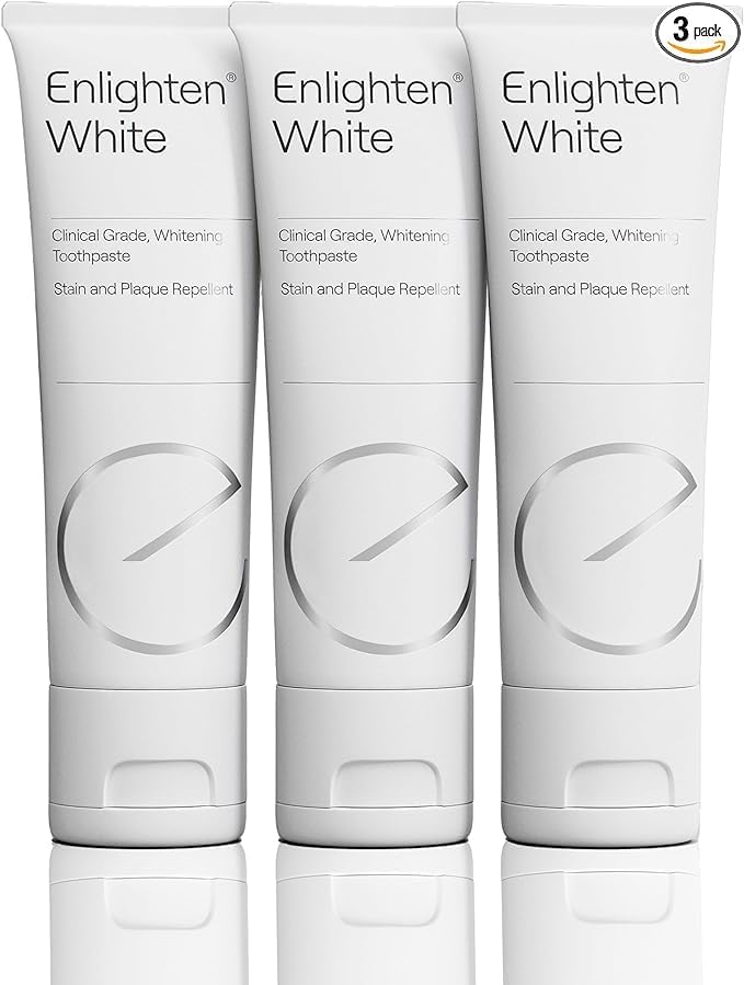 White Teeth Whitening Toothpaste, 4 Modes of Stain Removal, Enamel Protection, Dentist-Approved Fluoride Toothpaste, Restores Gloss, Improves Colour, Removes Plaque, Vegan, 75ml, Pack of 3