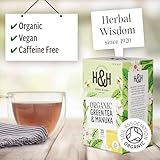 Heath & Heather - Organic Green Tea with Manuka Honey • Delicate Antioxidant-Rich Blend with a Touch of Sweetness • Natural Wellness Support • Vegan • 20 Tea Bags - Image 2