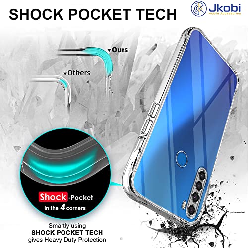 Image of Jkobi Back Cover Case for Xiaomi Mi Redmi Note 8 (Shockproof Bumpers | Transparent)