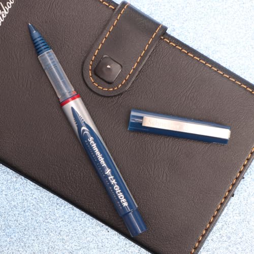 Image of Luxor Schneider, LX Glider Pens, Assorted, Pack of 4, Ink- (Blue, Black, Green, Red), Hybrid Tip, Refillable, Liquid Ink Roller Pen, Smooth Glide, Ideal for Professional Use