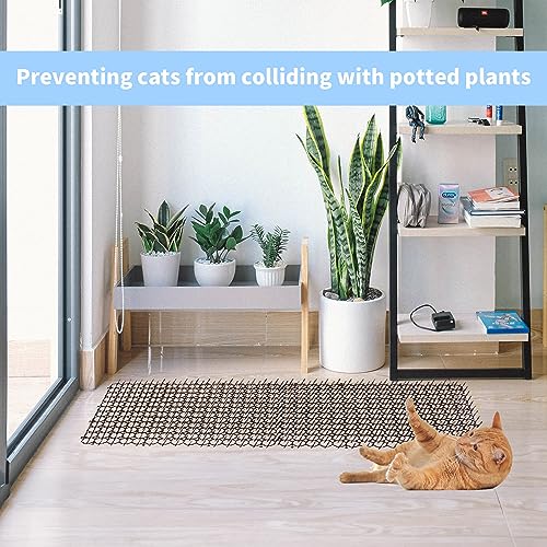 Pacote com 12 tapetes para gatos com pontas, 41,5 x 33,4 cm, tapete de dissuasão de gatos para uso i