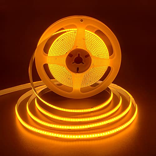 HAMRVL COB LED Strip Lights 16.4ft (Orange)