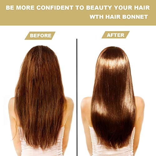 Bonnet Hair Dryer Hood With Silicone Hair Curlers-Soft Hooded Hair Dryer Bonnet With Long Hose For Relax,Speeds Drying,Easy For Drying,Styling,Curling&Deep Conditioning Fits All Head&Hair Sizes #TOP1