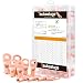 UL Listed Wire Lugs,50pcs Battery Cable Closed Ends Bare Copper Eyelets Tubular Ring Terminal Connectors Assortment Kit-10 Sizes