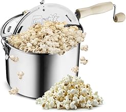Stovetop Popcorn Maker, 6.5-Quart