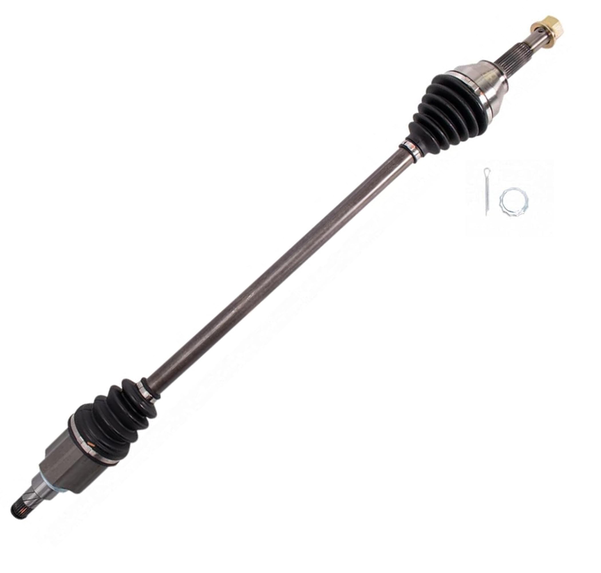 DTA Front Passenger Side CV Axle Shaft Compatible With 2013-2019 Nissan Sentra with 1.8L Automatic Transmission - Front Right Side