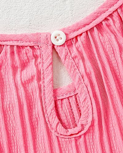 Image of Weebaby Toddler Girl Clothes Baby Summer Outfits Sleeveless Halter Top Ruffle Short Set Cute Kids Clothes Girls
