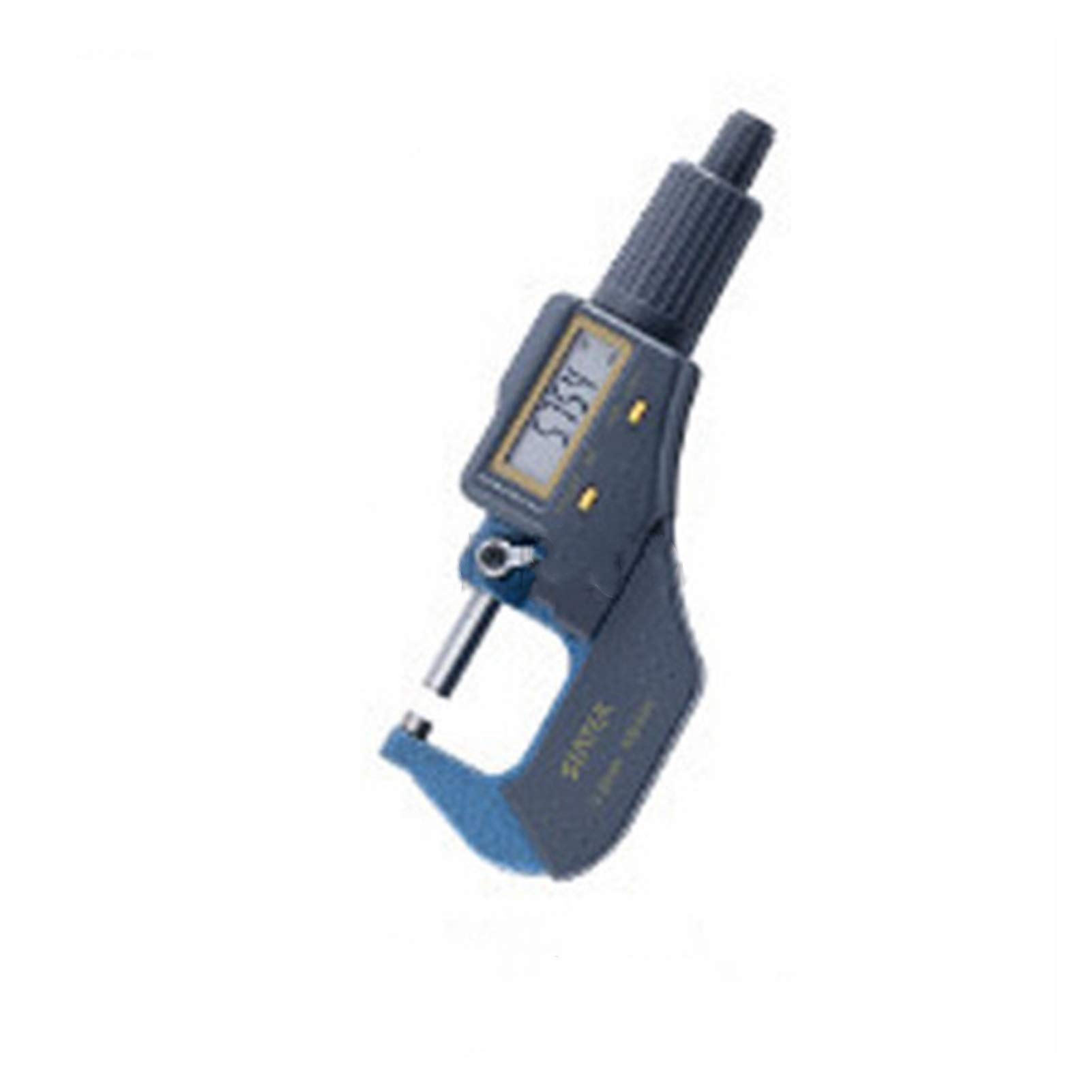 Micrómetros 0.001mm Micrómetro Exterior 0-25mm Micrómetro Digital Calibrador Medidor Micrómetro Micrómetro Carburo Medida Medida Herramientas (Color : Blue 0 25mm)