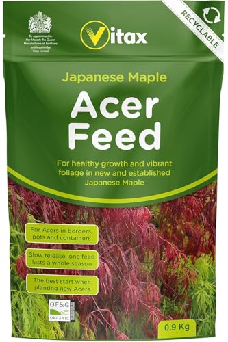 Acer Feed Suitable For All Japanese Maple In Borders Pots & Containers Promotes For Strong Healthy Growth - 900 Grams (Single Pack)