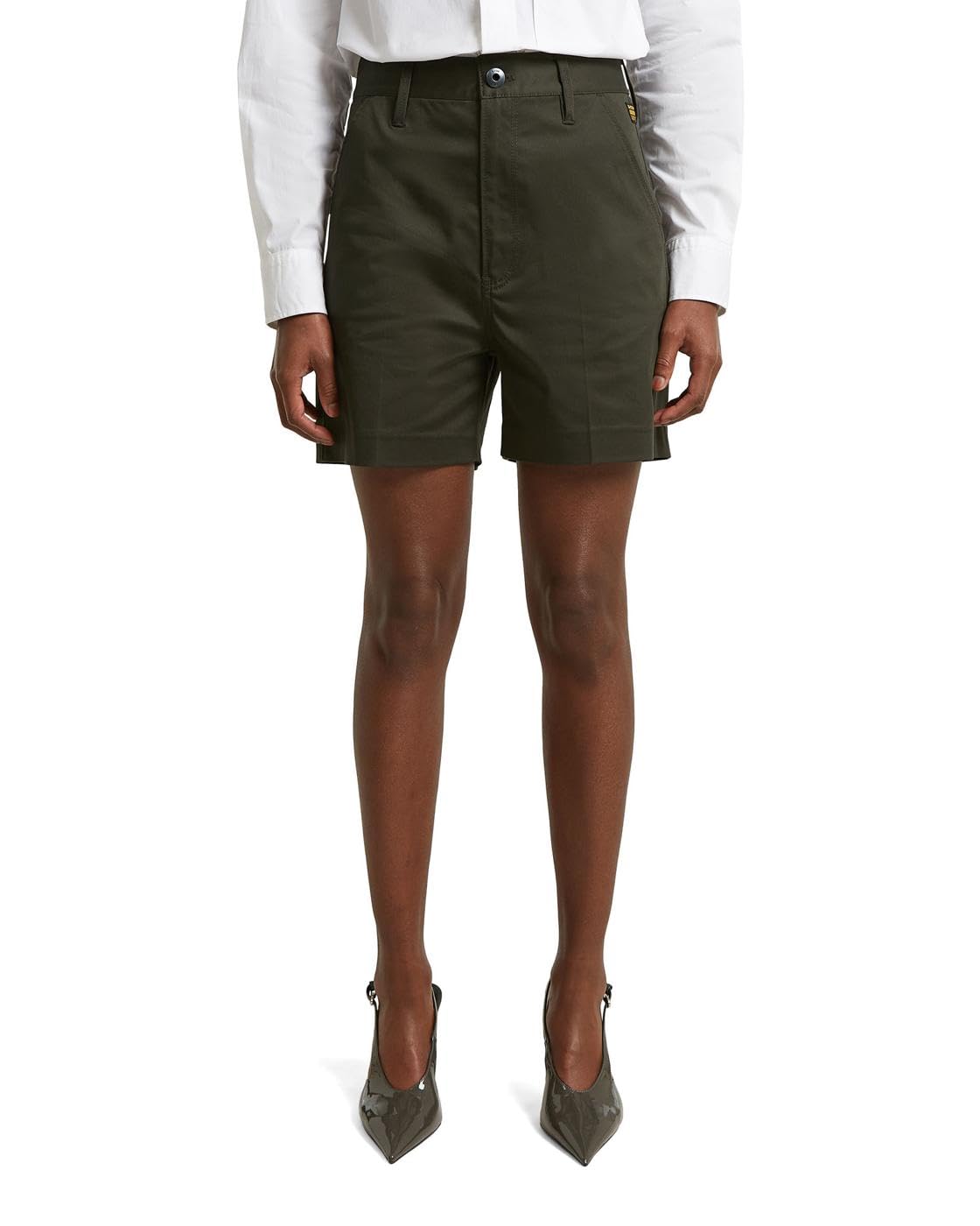 G-Star Women's Chino Shorts wmn, Size: 33, Color Gray