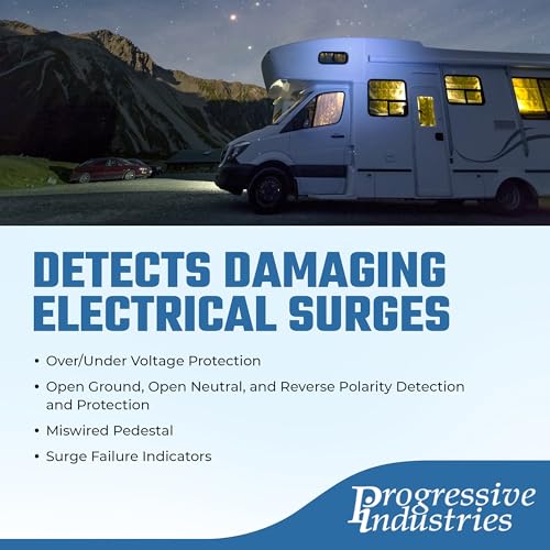 Progressive Industries SSP-30XL Ssp-30X Rv Surge Protector – 50 Amp To 30 Amp Rv Adapter thumb #3