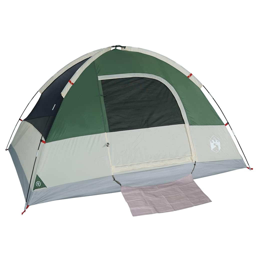 Tienda de campaña domo para personas, verde, T-poliéster impermeable con revestimiento de PU, xx cm, carpa exterior ligera para aventuras