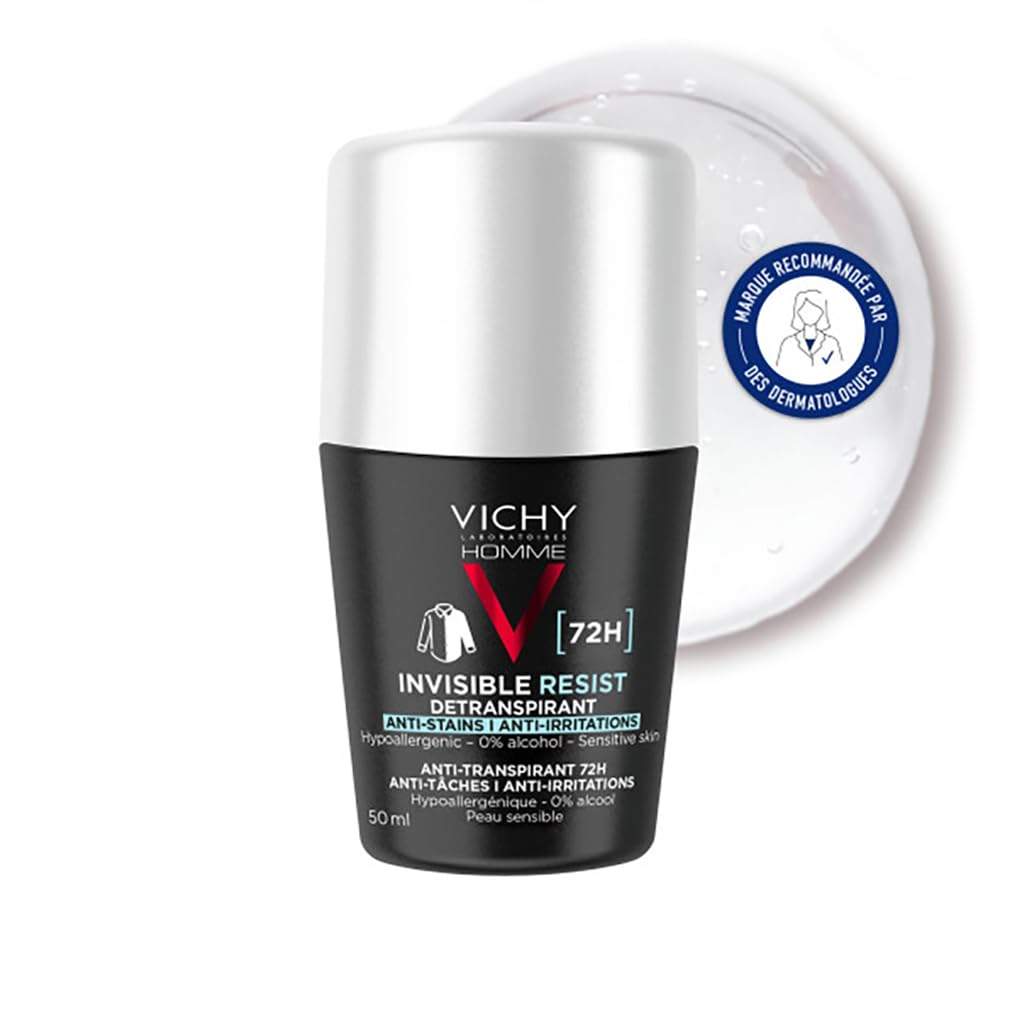 Vichy Homme 72H Invisible Protect Anti-Taches Anti-Irritations Deodorant 50ml