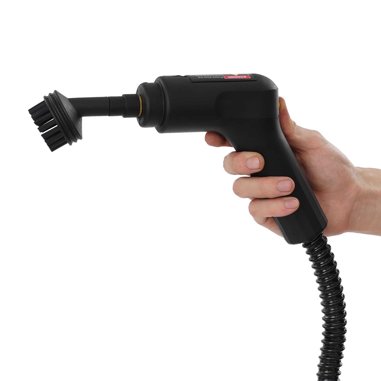 Tragbarer Dampfreiniger, 1500 W, multifunktional, ohne Chemie, mit Zubehör für Küche, Glas und Sofa, Tank 1600 ml, Heizung 15 s, Laufzeit 55 Minuten, Druck 3 bar