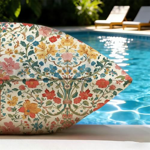 Housse Coussin Exterieur Impermeable 40x40cm Qualité Botanique Premium P-3304