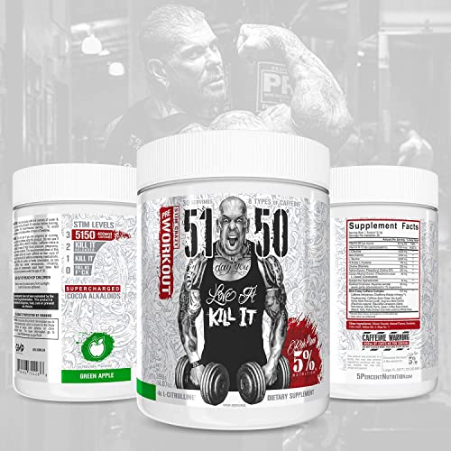 Image of 5% Nutrition 5150 High Stim Pre Workout Powder (Green Apple)