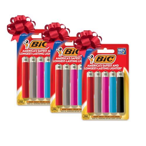 BIC Maxi Pocket Lighters, Reliable Candle Lighters for...