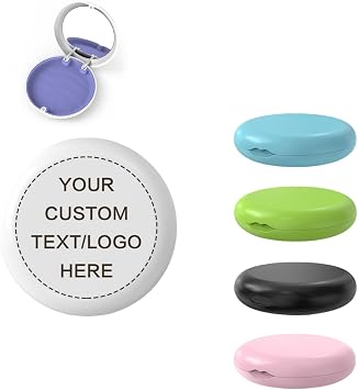 100PCS Aligner and Retainer Case with Mirror, Custom Personalized Logo Orthodontic Mouth Guard Case Customized with Any Image Logo and Text for Gift Business Logo