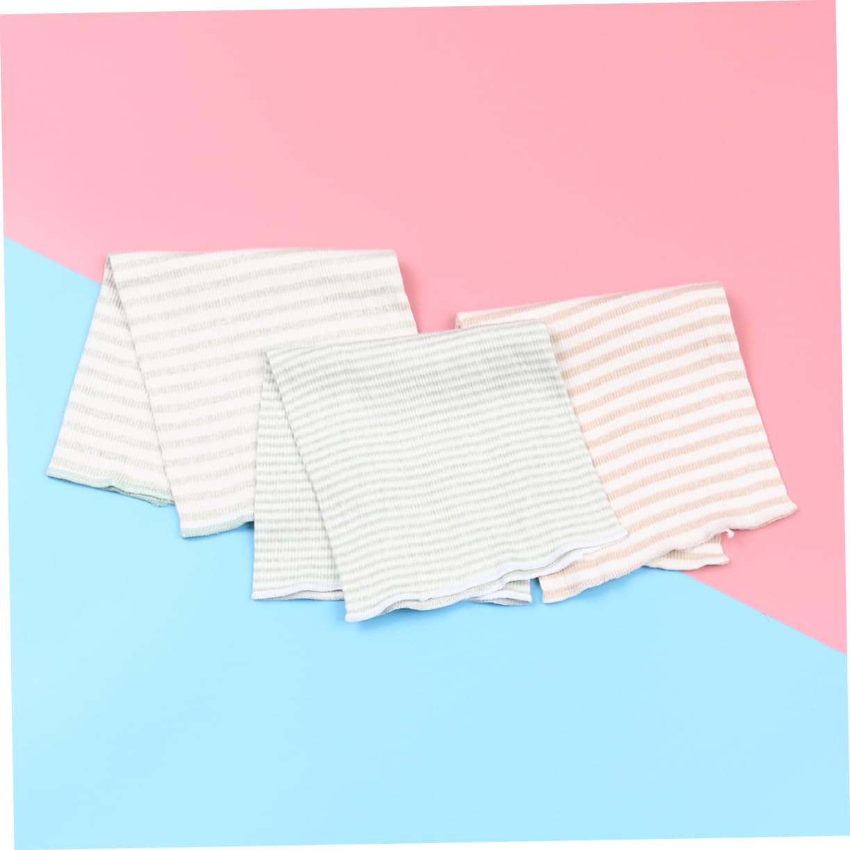 ERINGOGO Lot de 3 Bandeaux Ombilicaux en Coton, 34cm, 1 Couche, Doux et Confortables, Soin du Cordon pour -né et Nourrisson Couleur Aléatoire