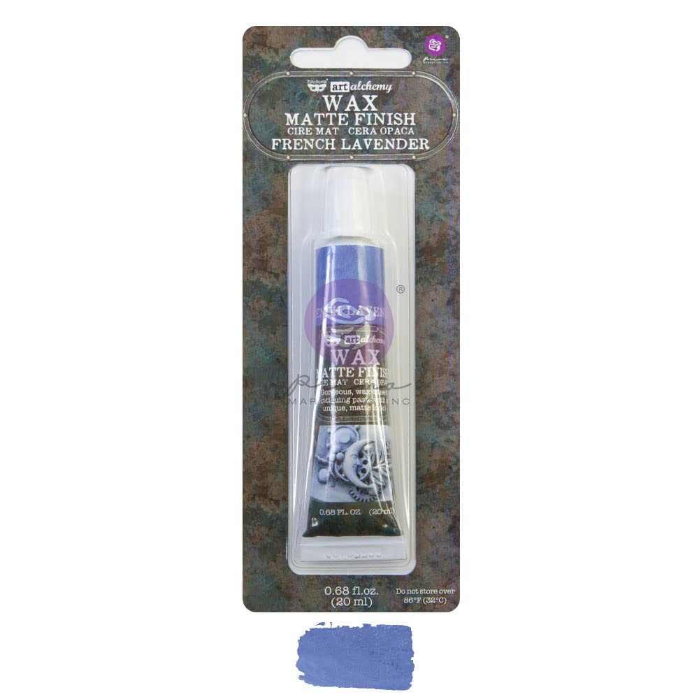 Prima Marketing Finnabair Art Alchemy Matte Wax .68 Fluid Ounce-French Lavender