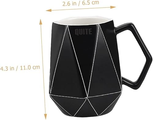 Miniatura 7 de Porcelain cup coffee cup coffee porcelain teacup Geometric Ceramic Cup ceramics vintage coffee mugs travel coffee cups mug enamel afternoon tea