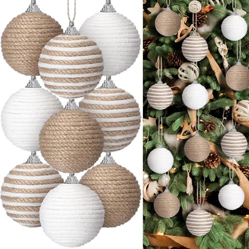 Syhood 9 Pcs 2.36 Inch Christmas Ball Ornaments...