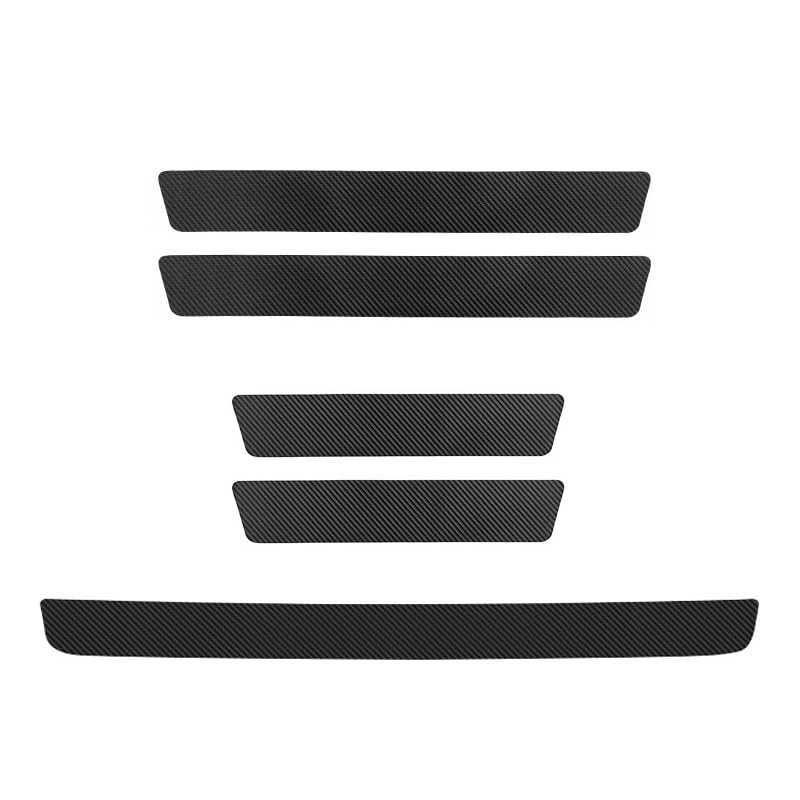 Protections Seuil De Porte GT Line Pour KIA - Autocollant Carbone 4 Pièces - Anti-Rayures