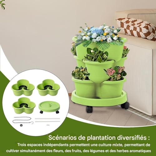 Structure à multiples niveaux pour petit balcon sans perdre de place - 7