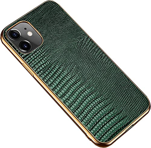 Housse de protection pour iPhone 12 Pro Max : l'étui en cuir vert qui évite les rayures