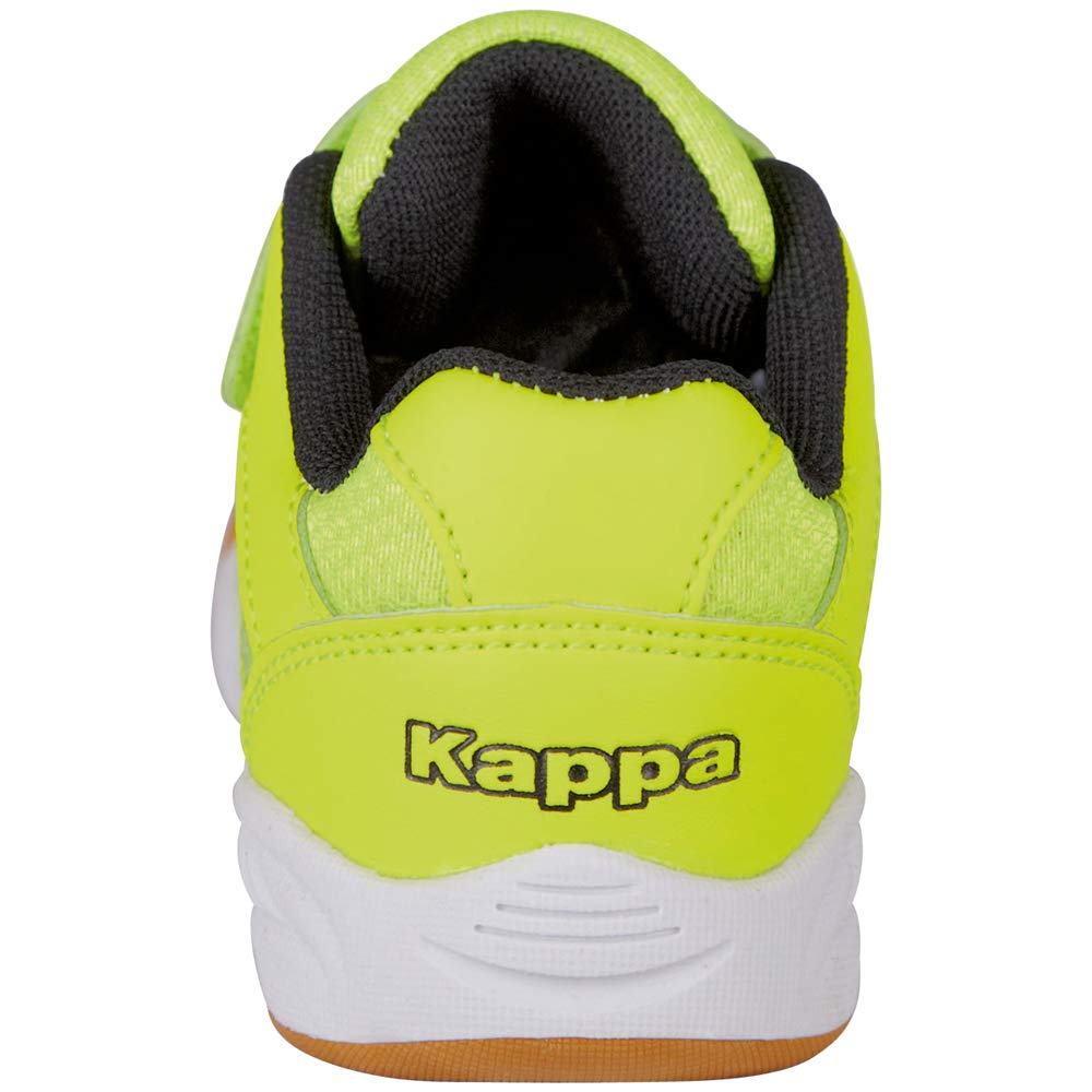 Kappa Kickoff K Unisex Kids, Scarpe per jogging su strada Unisex - Bambini e ragazzi, Yellow Black, 29 EU