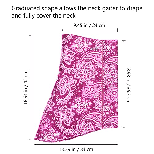Image of BASSDASH UPF 50+ Breathable Neck Gaiter, Quick Dry Face Mask for Men Women