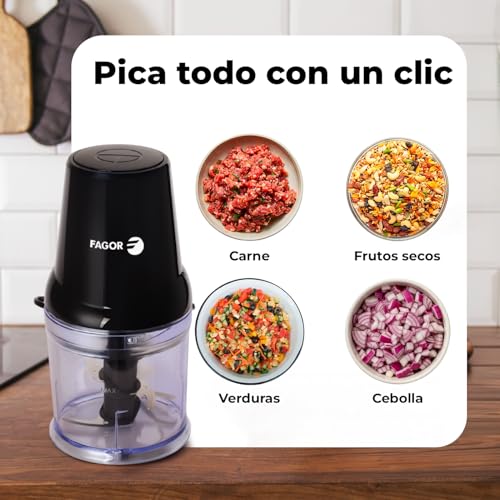 Picadora Fagor EasyCut FGE07001 0 5 Double lame Inox - vue 5