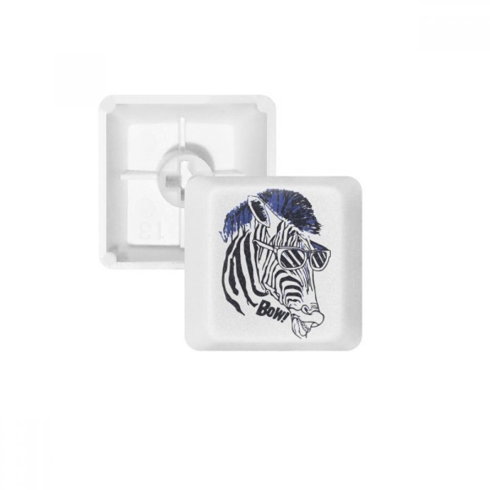 Keycaps pour Clavier Mécanique PBT Blanc OEM R4 Cool Zebra