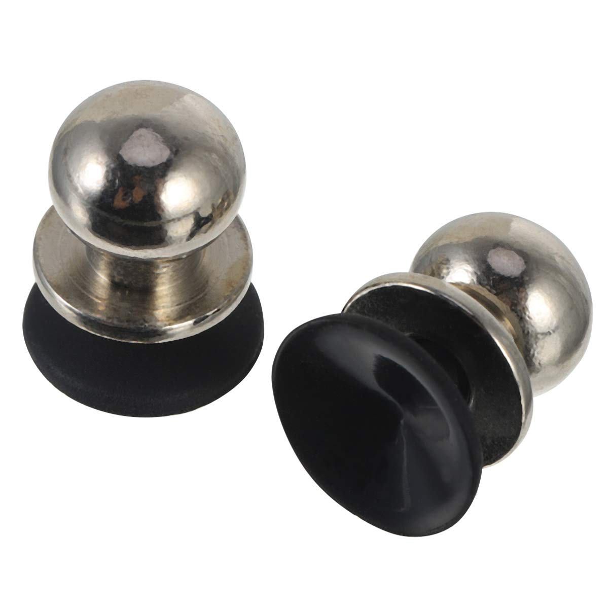 Hemobllo 2Pcs Mobile Phone Game Joystick Game Controller Metal Tablet Touch Screen Assistant Button for (Silver)