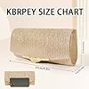 KBRPEY Pochette Femme Élégante Clutch Sac à Main Soirée Mariage Cérémonie Bandoulière Chaîne Dorée Pochettes Chic #1