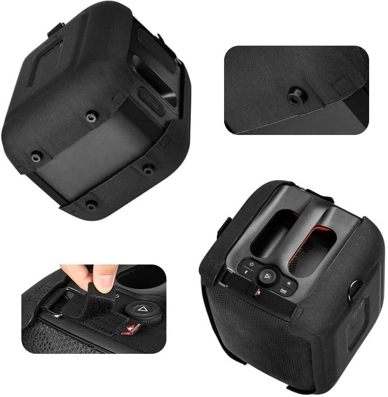 Protective Case Cover with Shoulder Strap for JBL Partybox Encore Essential Speaker Replacement Bluetooth Speakers Travel Carrying Case