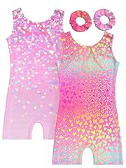 2pcs Pink Heart & Diamond